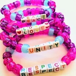 STACKABLE PLUR Set Kandi Bracelet Bundle